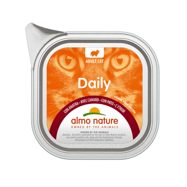 Almo Nature Daily Grain Free Menù Cat 100 gr - Anatra