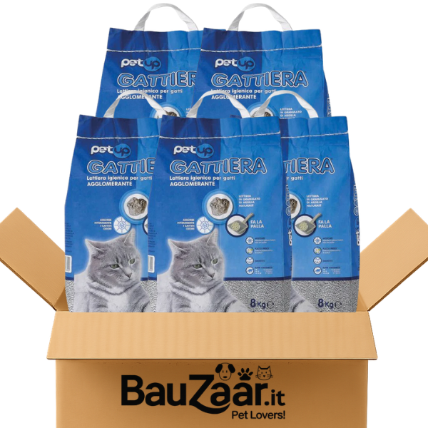 Bundle convenienza: PetUp lettiera agglomerante Argilla 5x8L