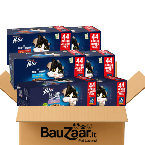 Bundle convenienza: Purina Felix le Ghiottonerie Gigapack 220x85 gr multigusto