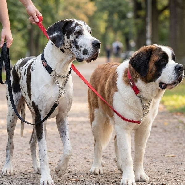 Collare semistrangolo regolabile per cani Trixie Premium