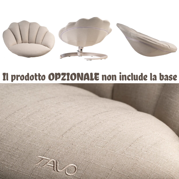 Cuccia oscillante rialzata per animali domestici Shell Tavo