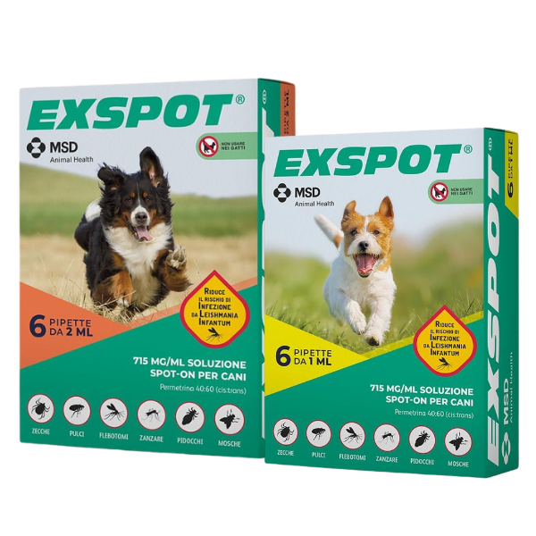 Exspot Spot-On antiparassitario per Cani