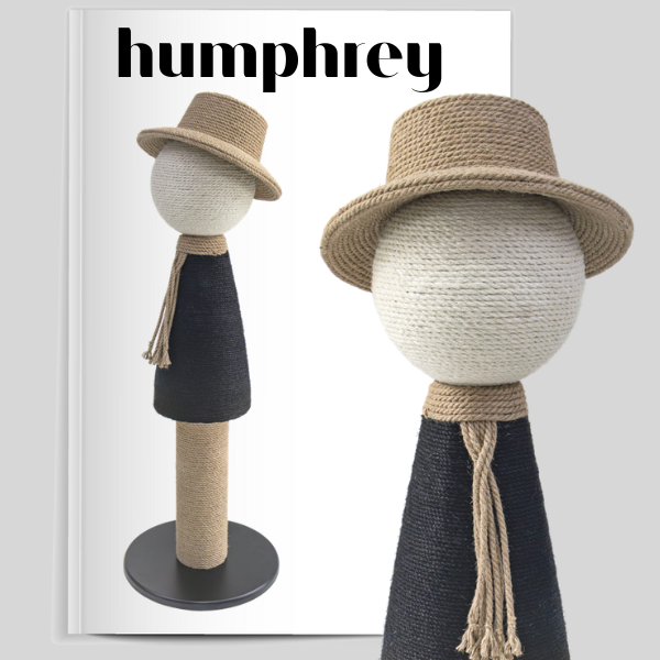 Tiragraffi di design in legno e corda Icons Ferribiella - Humphrey