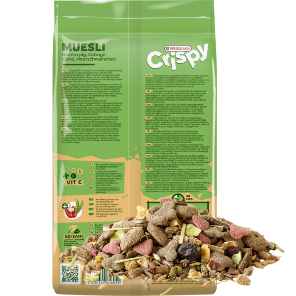 Versele Laga Crispy Muesli Guinea Pigs per porcellini d'india