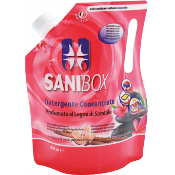 Detergente igienizzante per pavimento Pet Friendly 1 litro Sanibox