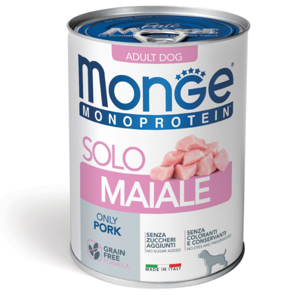 Monge Monoprotein SOLO Patè Grain Free 400 gr