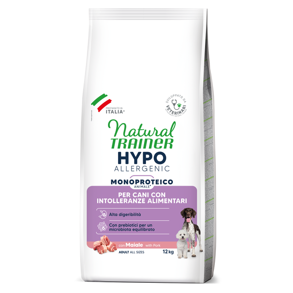 Natural Trainer Hypo Diet Monoproteico All Breeds Adult Dog con Maiale