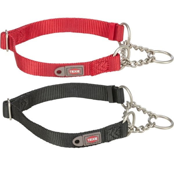 Collare semistrangolo regolabile per cani Trixie Premium