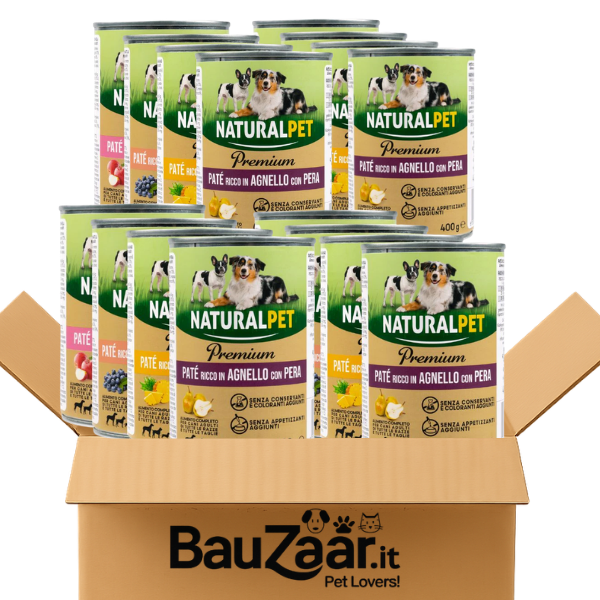 Bundle convenienza: NaturalPet Premium Patè 20x400 gr multigusto