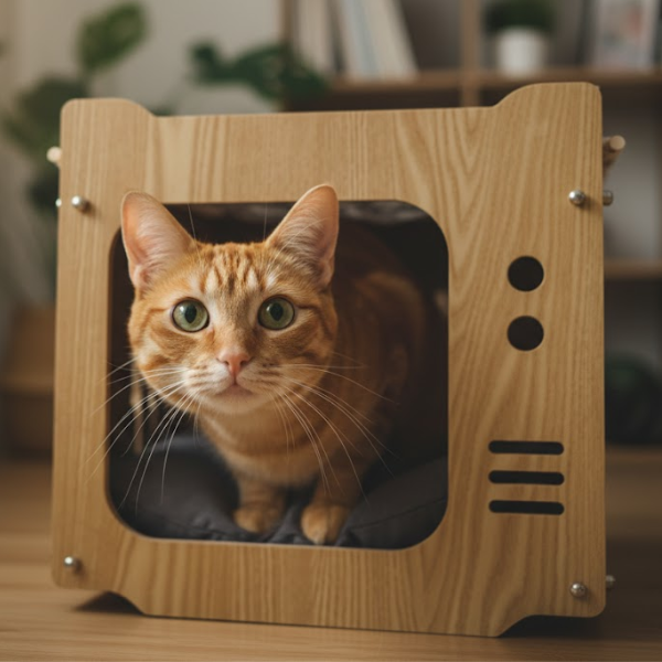 nasonero casetta con amaca per gatti immagine3