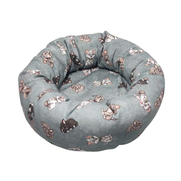 Nasonero Ciambella Cuccia per gatti con cuscino