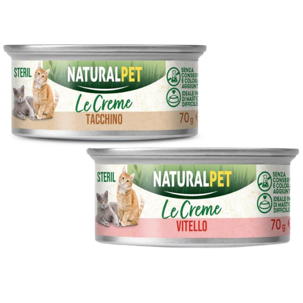 NaturalPet Cat Adult Sterilised le Creme 70 gr