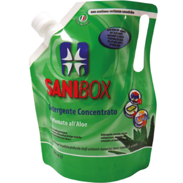 Detergente igienizzante per pavimento Pet Friendly 1 litro Sanibox
