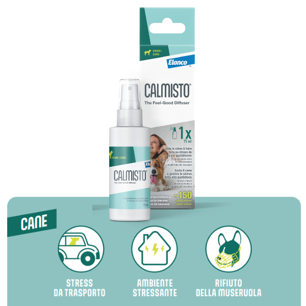 Calmisto Spray Cane calmante per ridurre lo stress by Elanco