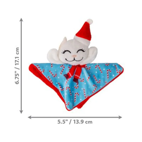 gioco per gatti in peluche con erba gatta crackles santa kitty kong immagine5