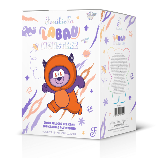 Peluche per cani con crackle interno Labau Secret Ferribiella
