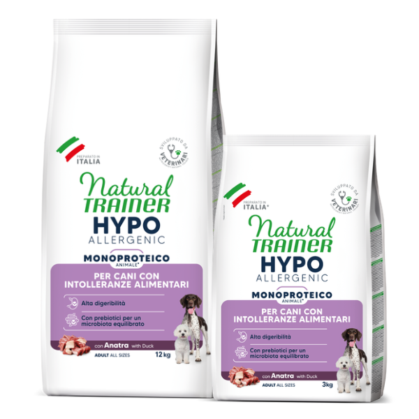 Natural Trainer Hypo Diet Monoproteico All Breeds Adult Dog con Anatra