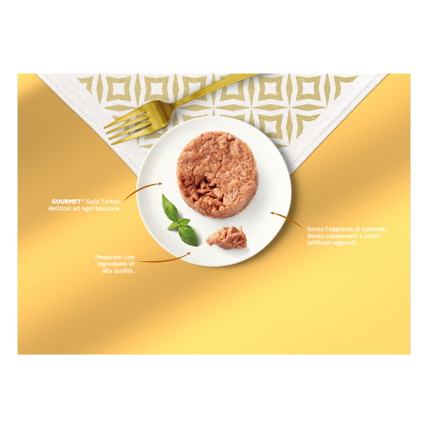 Purina Gourmet Gold Tortini Umido Gatto Multipack 24x85g