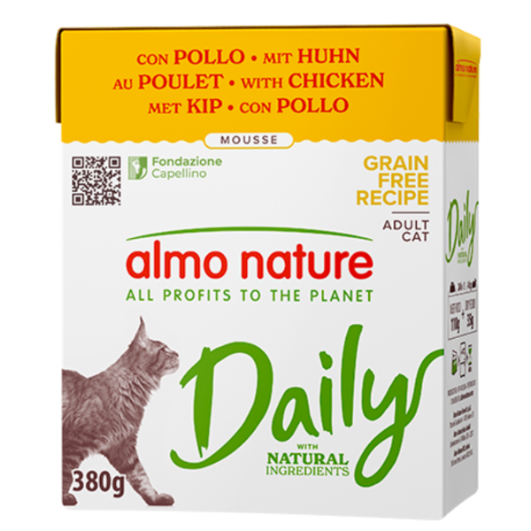 Almo Nature Daily Natural Grain Free Cat Adult 380 gr