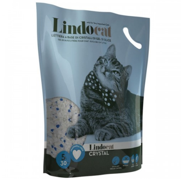 Lindocat Crystal Lettiera Gel di silicio - 15 L Classic