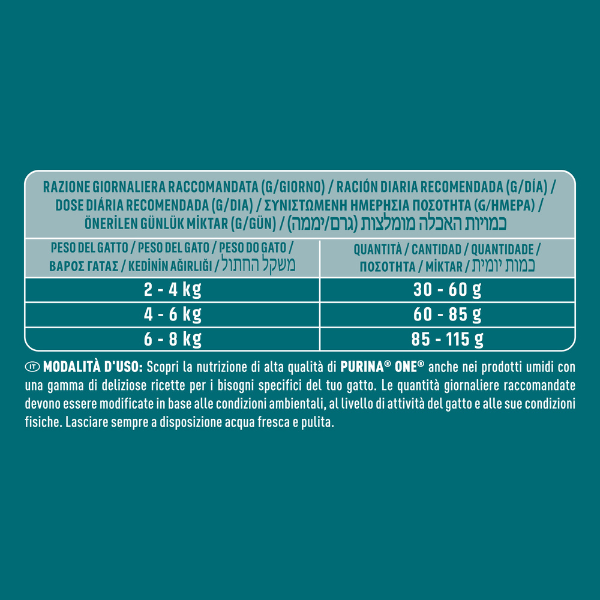 Purina One Cat Adult Appetito Difficile ricco di Merluzzo e Trota