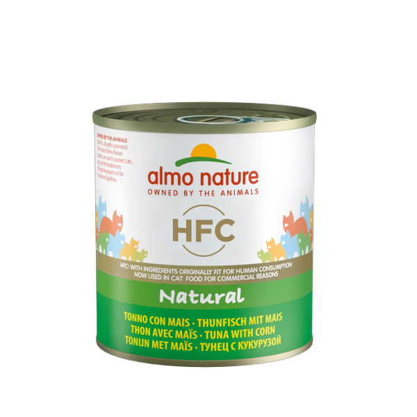 Almo Nature HFC Natural in brodo di cottura 280 gr - Tonno e Mais