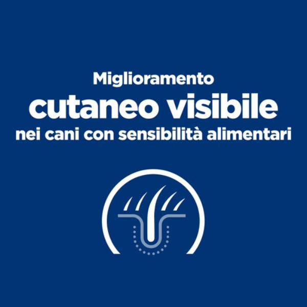 hill's prescription diet dog all breeds derm complete skin care lattina immagine6