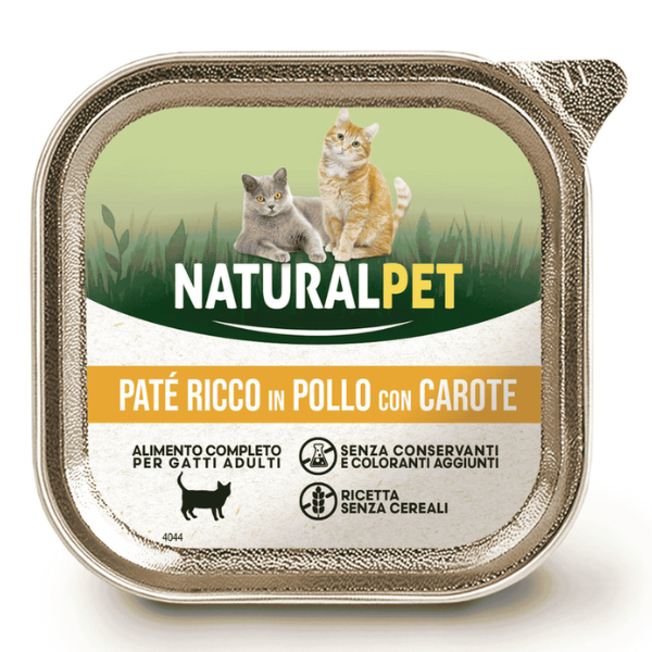 NaturalPet Cat Adult Patè Grain Free 100 gr