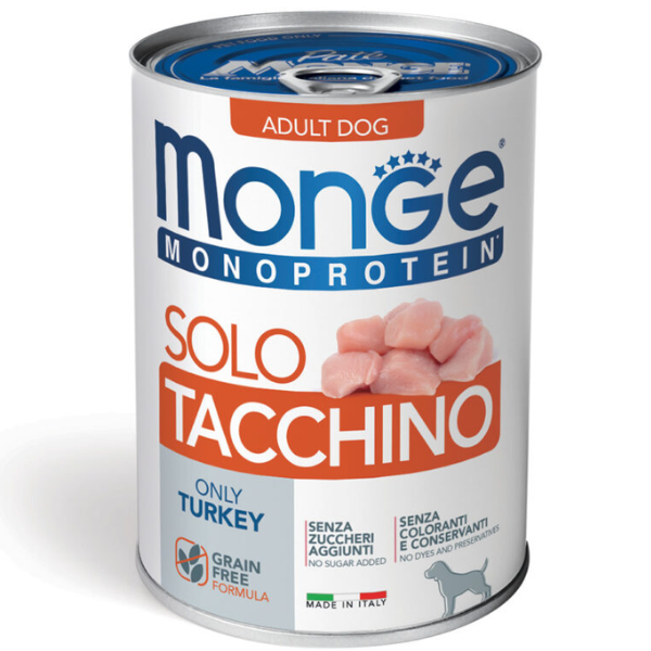 Monge Monoprotein SOLO Patè Grain Free 400 gr
