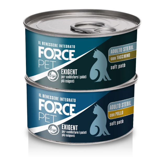 Forcepet Cat Adult Sterilised Exigent palati esigenti Soft patè 85 gr
