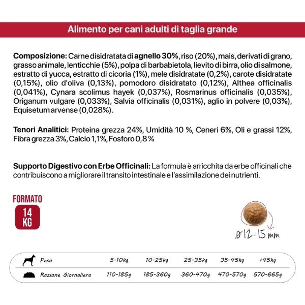 Althea Superpremium Monoproteico Dog Adult Medium/Maxi Masseria all'Agnello