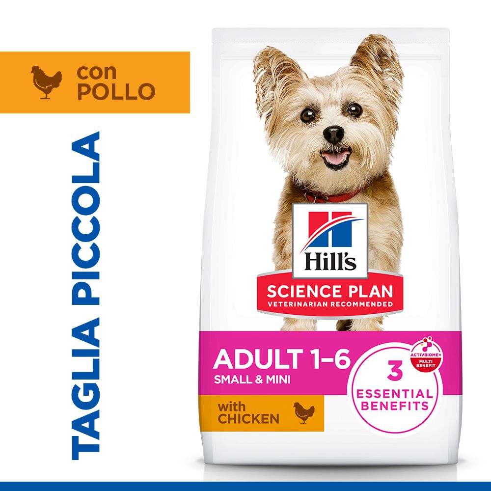 Hill's Science Plan Adult Small & Mini Alimento secco per cani al Pollo