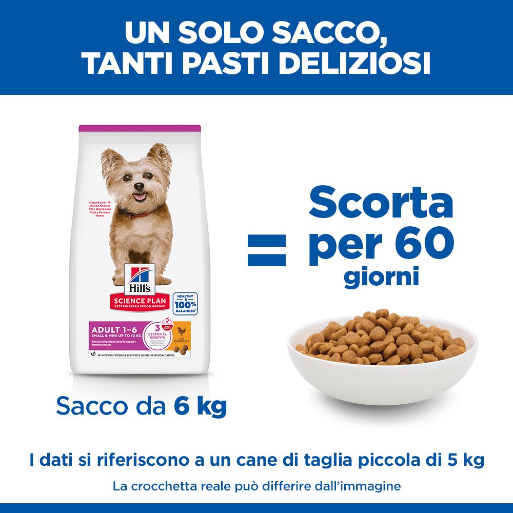 Hill's Science Plan Adult Small & Mini Alimento secco per cani al Pollo