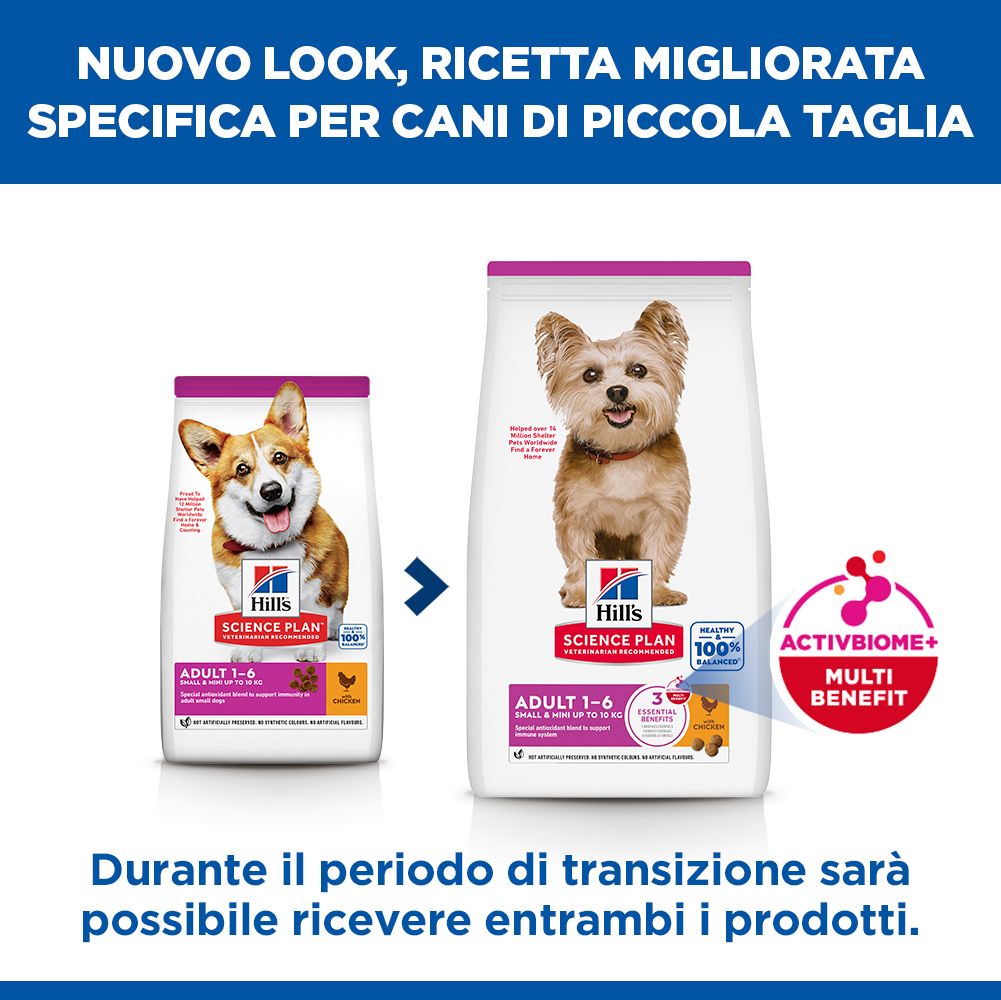 Hill's Science Plan Adult Small & Mini Alimento secco per cani al Pollo
