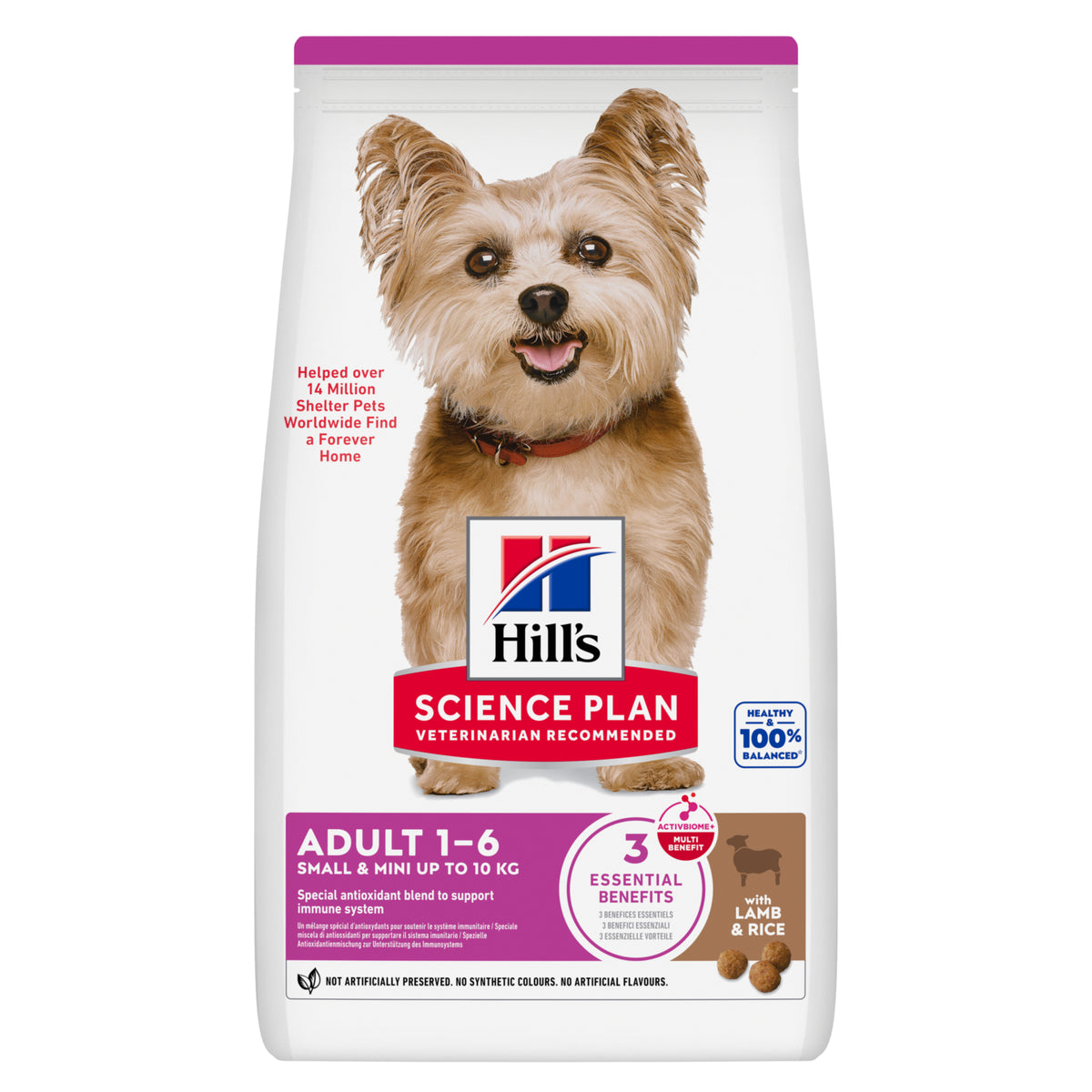 Hill's Science Plan Adult Small & Mini Breed alimento secco per cani con Agnello e riso
