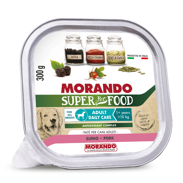 Morando SuperPetFood Dog Adult All breeds Patè 300 gr