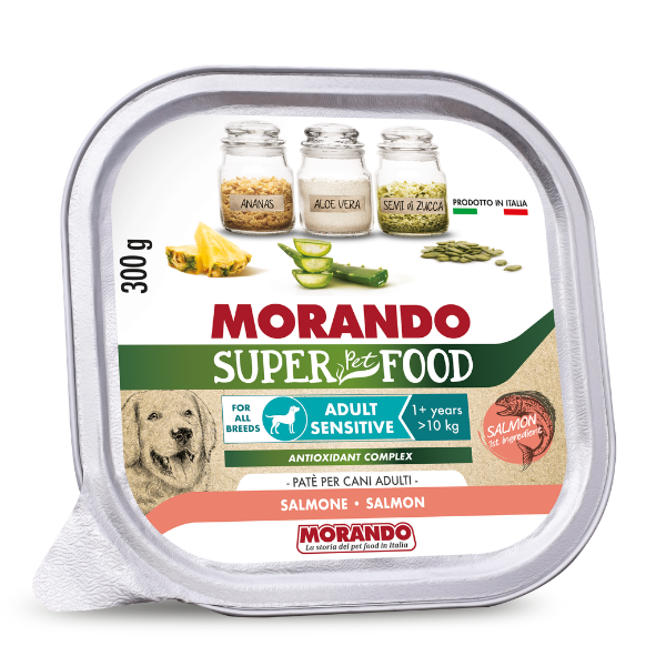 Morando SuperPetFood Dog Adult All breeds Sensitive Patè 300 gr