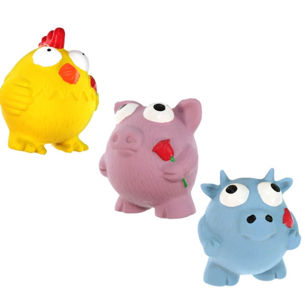 PetUp Joy gioco per cani con squeaker in lattice per denti e gengive