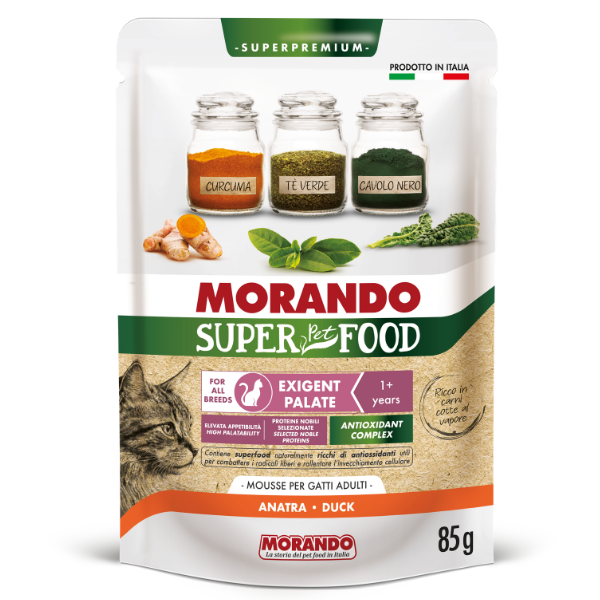 Morando SuperPetFood Cat Adult Exigent Mousse 85 gr