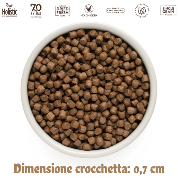 Grandorf Dog Adult Mini Hypoallergenic Agnello e tacchino