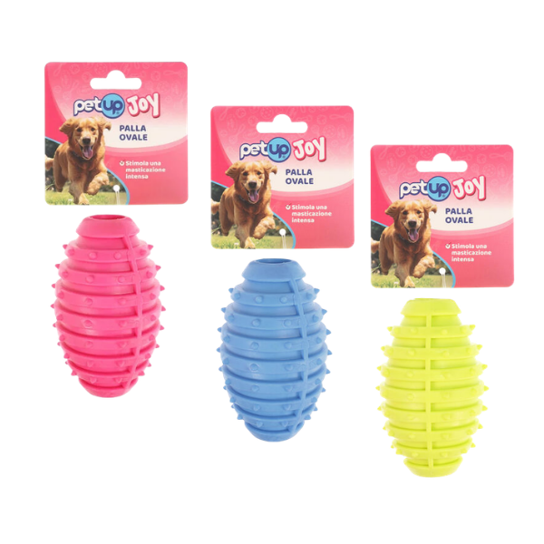 PetUp Joy gioco per cani Palla Ovale in TPR