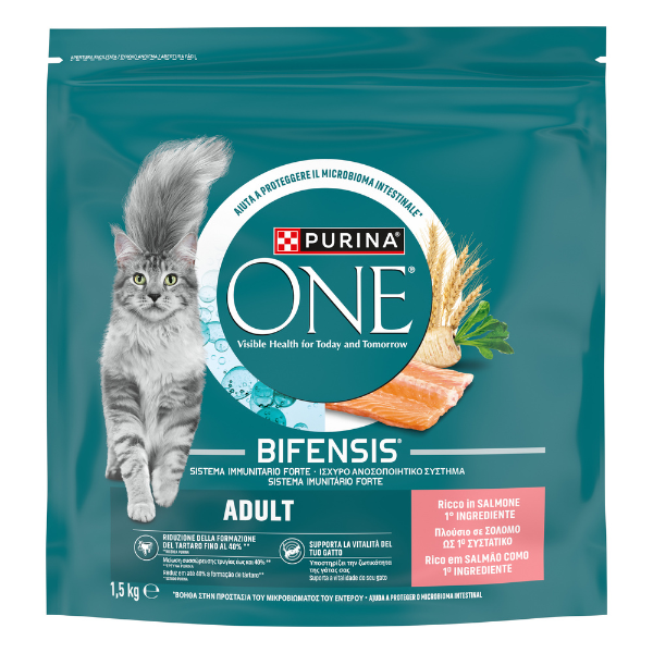 Purina One Cat Adult Bifensis ricco di Salmone