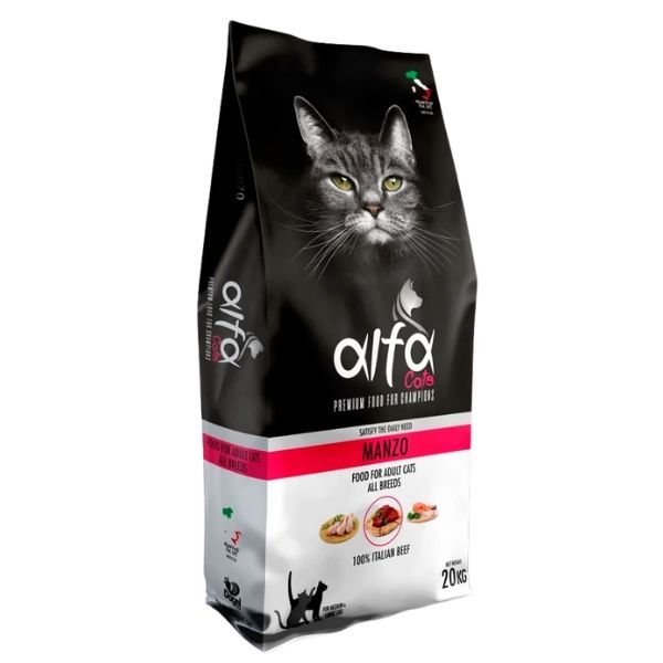 Alfa Premium Cat Adult Sterilised Manzo