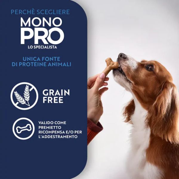 Bundle convenienza: Monopro snack per cani Grain Free 600 gr multigusto carne