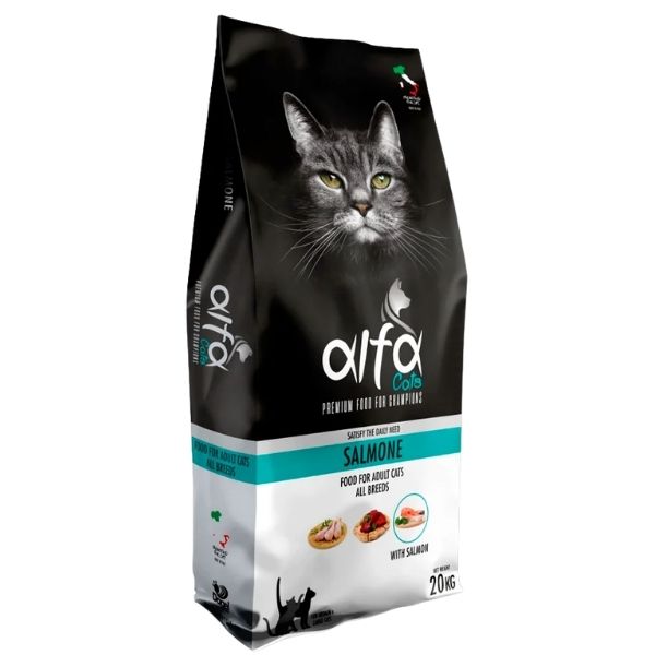 Alfa Premium Cat Adult Skin Care Salmone