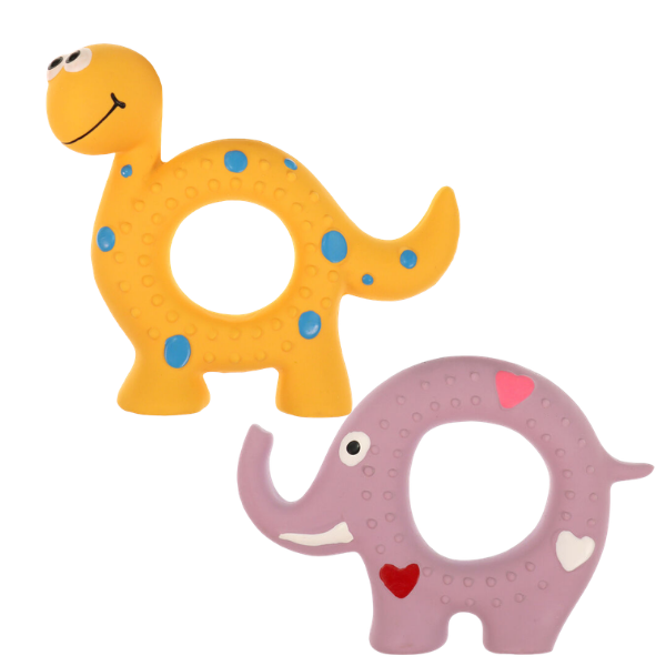 PetUp Joy gioco per cani con squeaker in lattice Baby Zoo per cuccioli