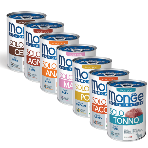 Monge Monoprotein SOLO Patè Grain Free 400 gr
