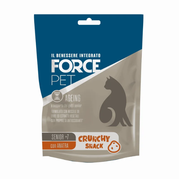Forcepet Cat Senior Ageing +7 anni Crunchy snack funzionali 60gr