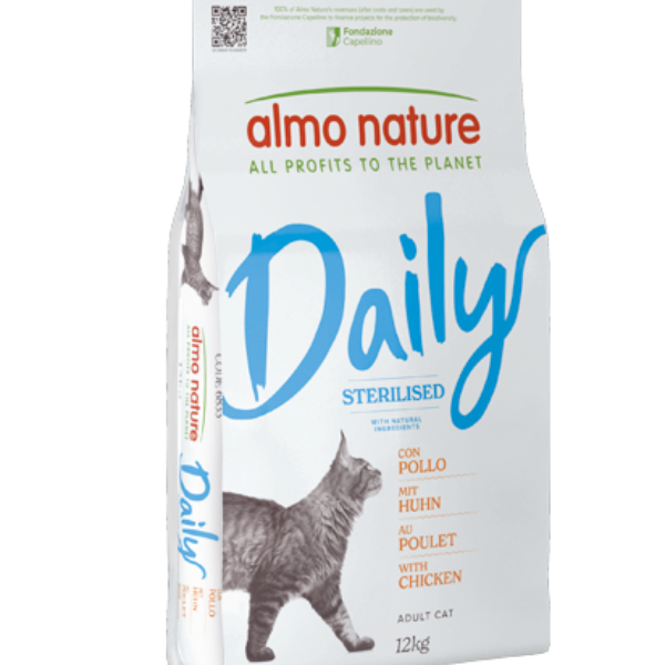 Almo Nature Daily Ingredienti naturali Cat Sterilised con Pollo