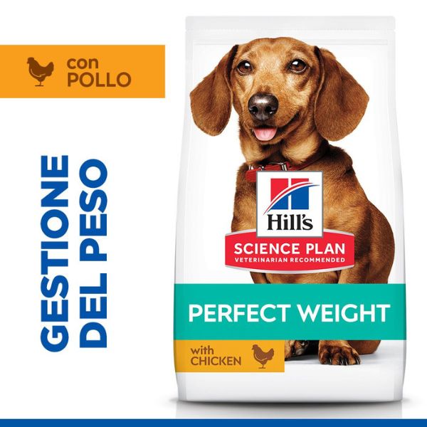 Hill's Science Plan Perfect Weight Small/Mini Adult Alimento per cani con Pollo